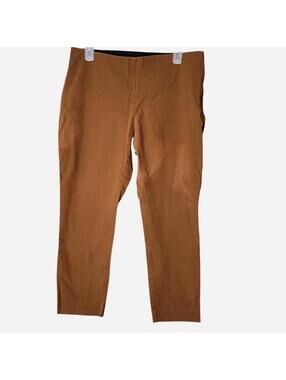 Warm Brown Caramel A New Day Slim Ankle Pants - Size 14